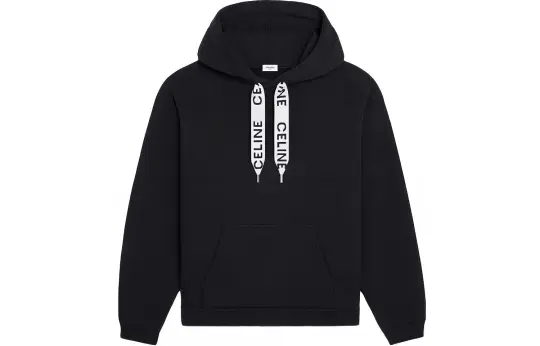 CELINE LOOSE HOODIE IN COTTON FLEECE