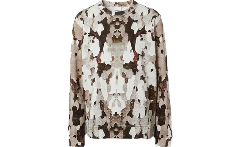 Burberry Sweatshirts Men's Multicolor Hooded Moderate Regular