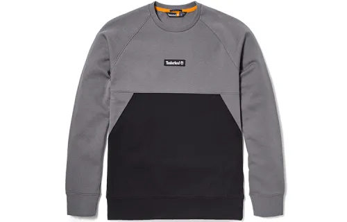 Timberland Multicolor Fleece Lined Pullover, Winter Sweatshirt Men's Stone Gray