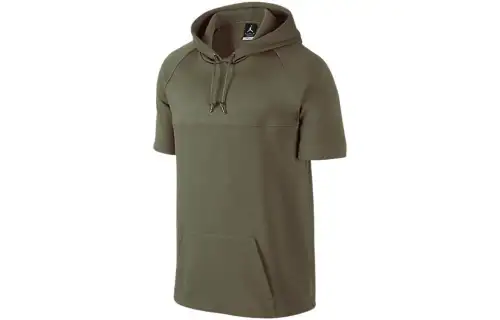 Jordan Sweatshirts Men's Brown Green Hooded Moderate Other