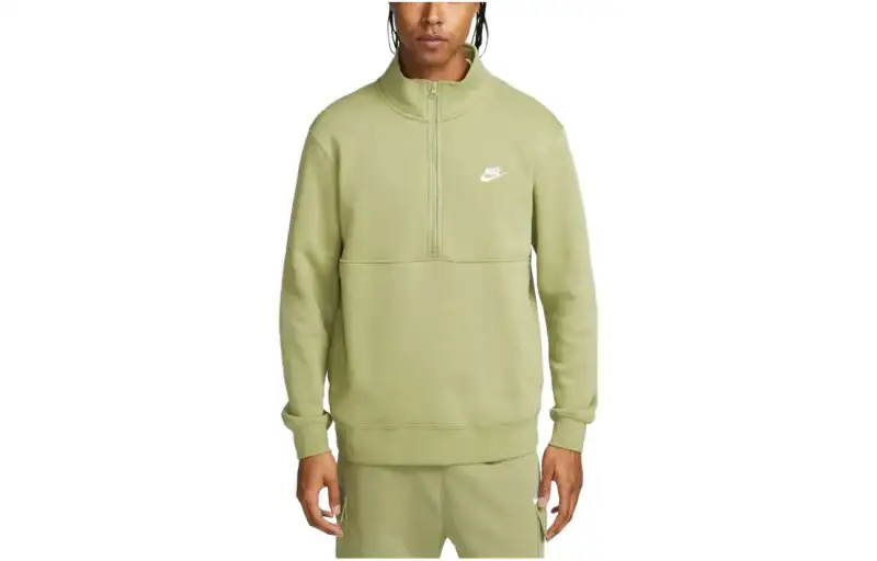 Nike Sweatshirts Men's Light Green Turtleneck Moderate