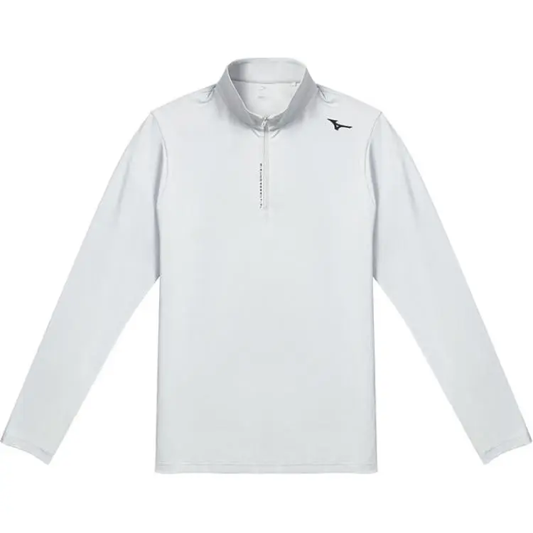Mizuno Running T-Shirts Men's Stand Collar Moderate Straight Fit