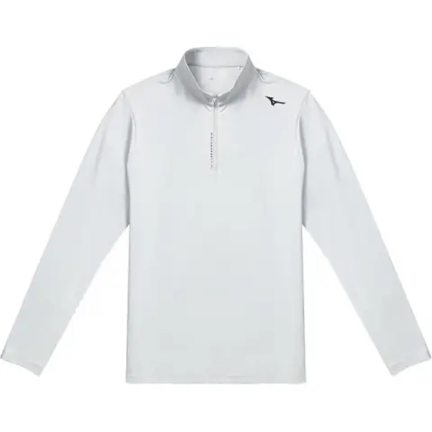 Mizuno Running T-Shirts Men's Stand Collar Moderate Straight Fit