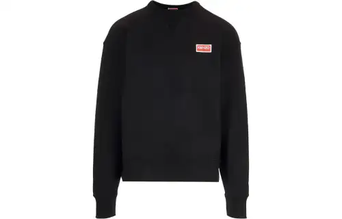 KENZO Logo Patch Crewneck Sweatshirt