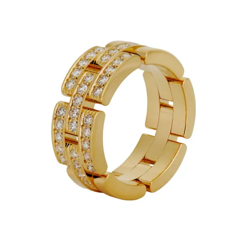 Cartier 1990 2000s 18K Yellow Gold Maillon Panthere Ring