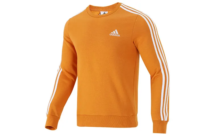 Adidas Sweatshirts Men's Orange Crew Neck Thickened Regular