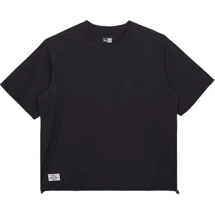 New Era T-Shirts Unisex Black Crew Neck