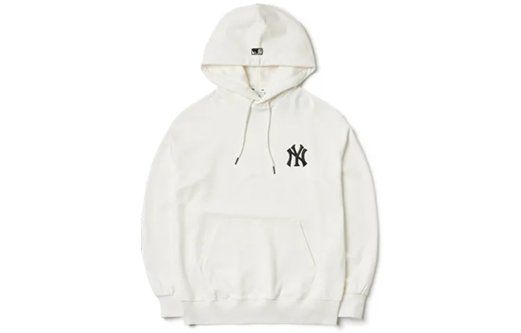 MLB Sweatshirts Unisex White Hooded Moderate Regular