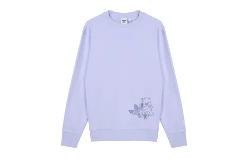 Adidas Originals Sweatshirts Men's Lilac Crew Neck Moderate Regular