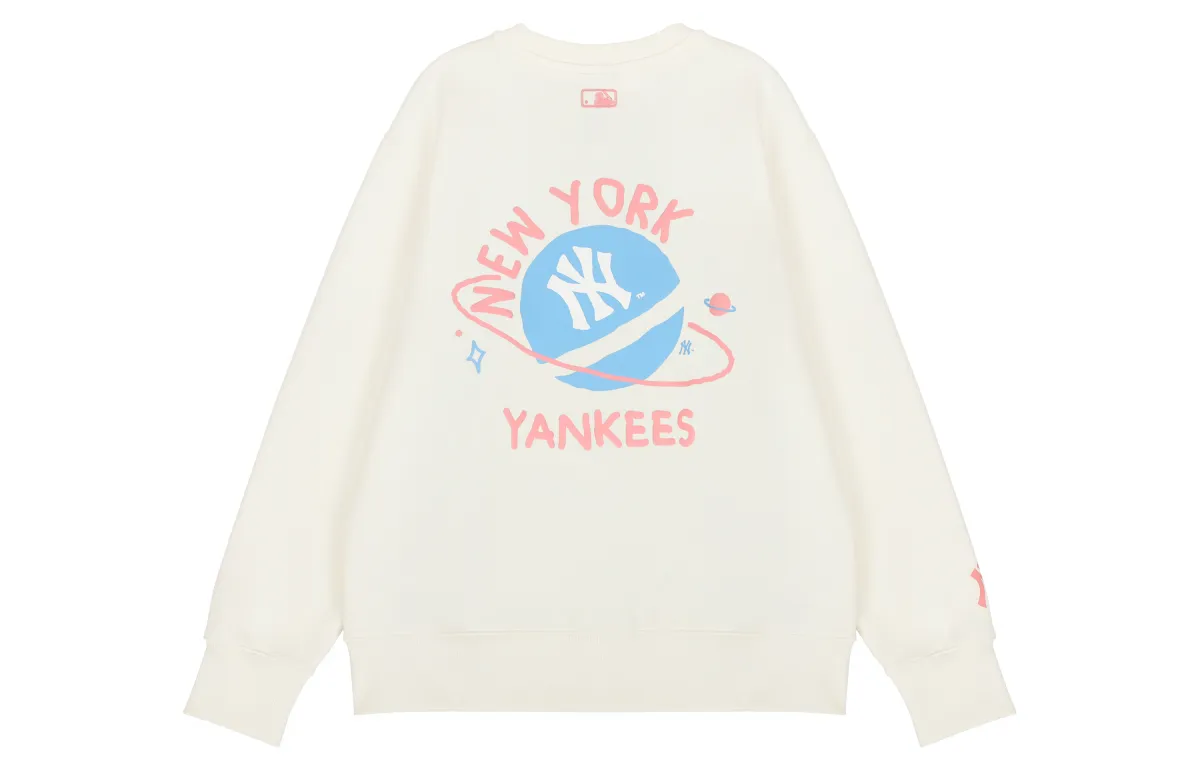 MLB Sweatshirt Unisex Cream White