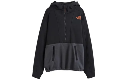 THE NORTH FACE Sweatshirts Unisex Black Hooded Thickened Regular