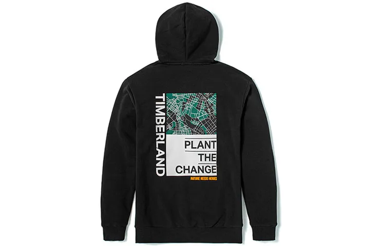 Timberland Sweatshirts Men's Black Hooded Moderate Other