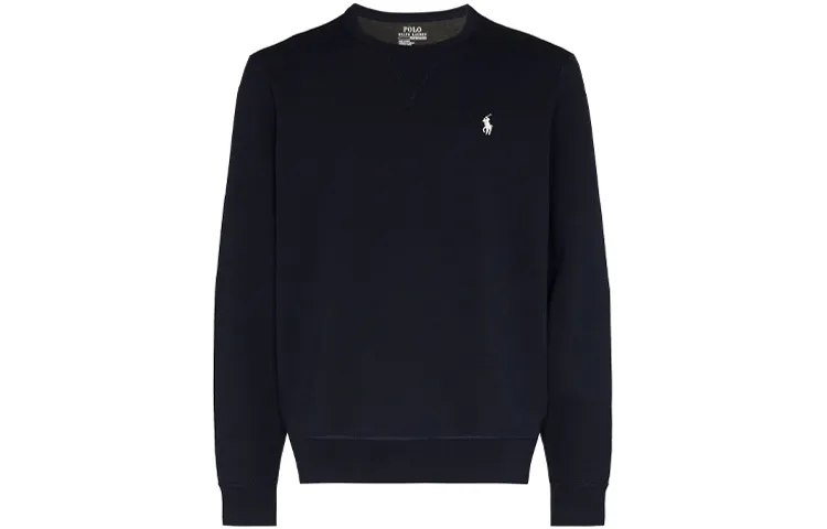 logo-embroidered sweatshirt