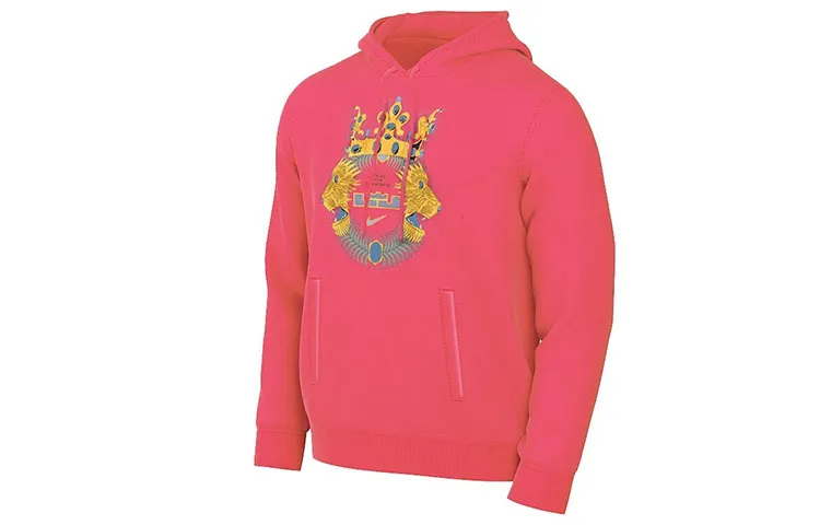 Nike Sweatshirts Men's Rose Hooded Moderate Straight Fit