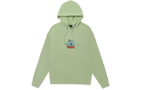 Vans OVERSIZE Sweatshirts Unisex Green Hooded (Non-detachable) Moderate