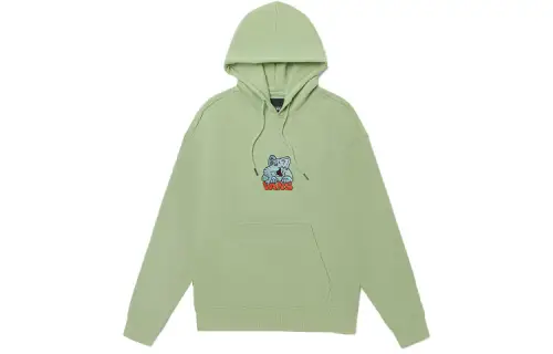 Vans OVERSIZE Sweatshirts Unisex Green Hooded Moderate Regular