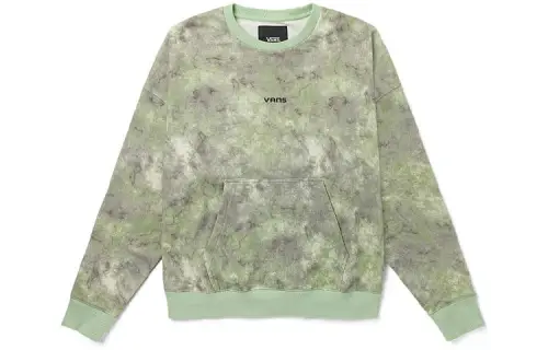 Vans Sweatshirts Unisex Light Green Crew Neck Moderate Regular