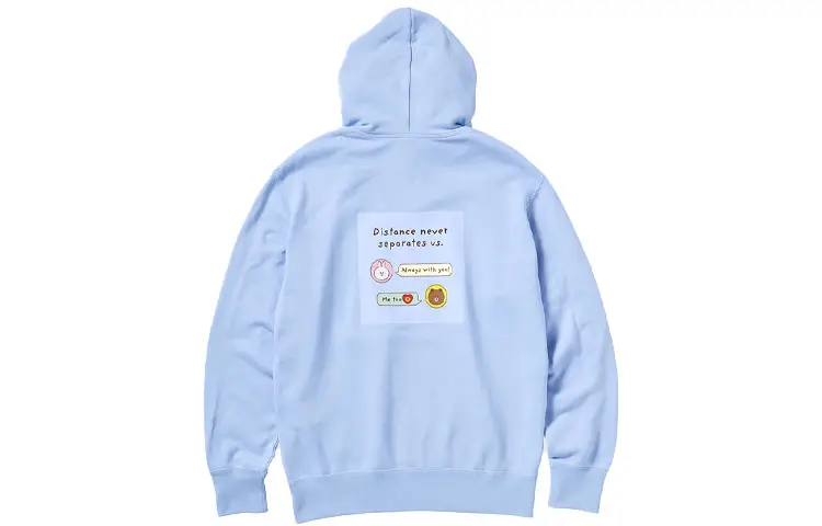 UNIQLO x LINE FRIENDS Sweatshirt Unisex Aqua Blue