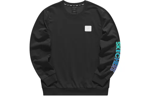 Skechers Sweatshirts Men's Carbon Black 0018 Crew Neck Moderate Regular