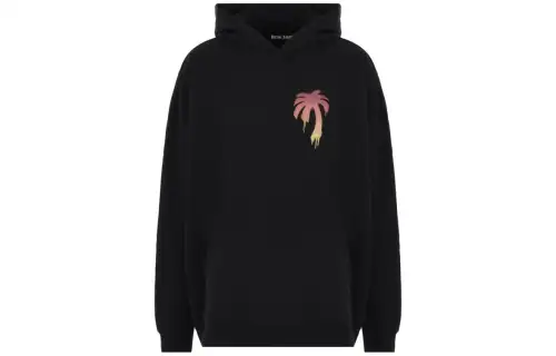 PALM ANGELS Palm Tree Printed Hoodie