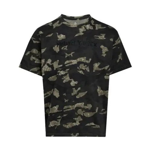 Under Armour Project Rock camo-print T-shirt