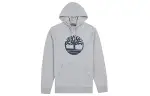 Timberland Sweatshirts Men's Medium Heather Gray Hooded Moderate Regular