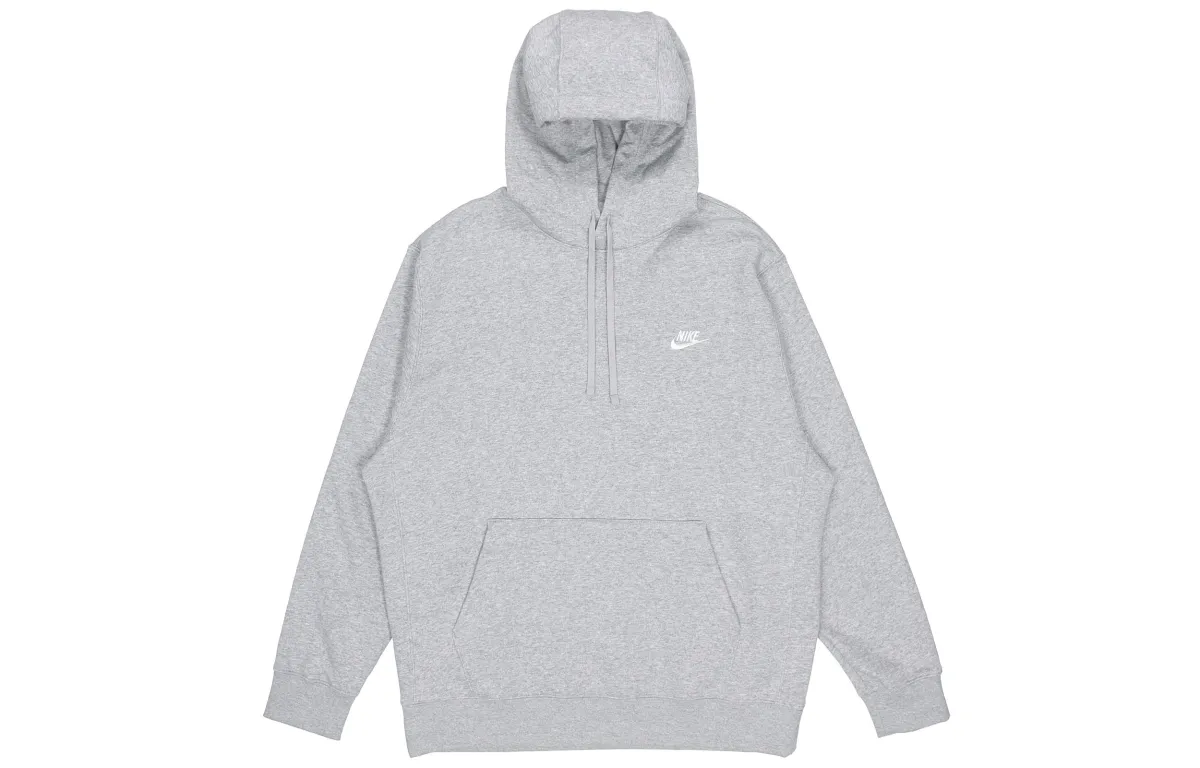 Nike Sportswear Club Fleece Brushed Thermal Pullover Fleece Lined Hooded Sportswear Sweatshirt Winter Men's