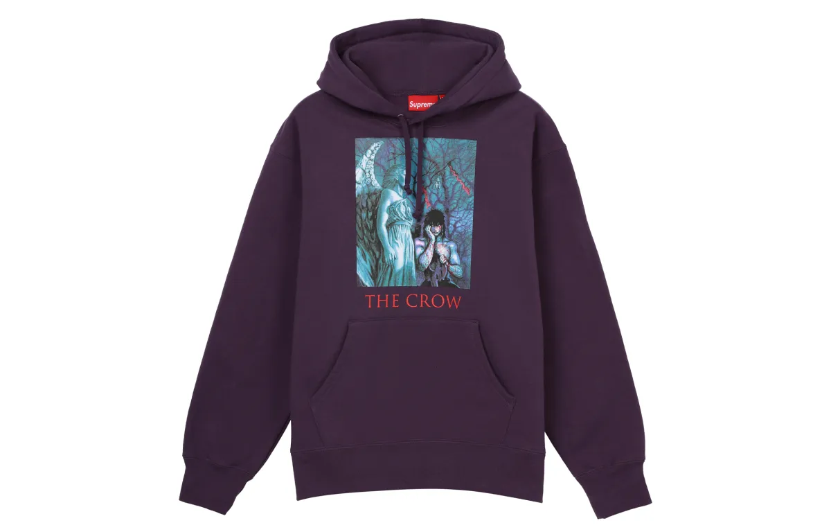 Supreme X The Crow Hooded Sweatshirt