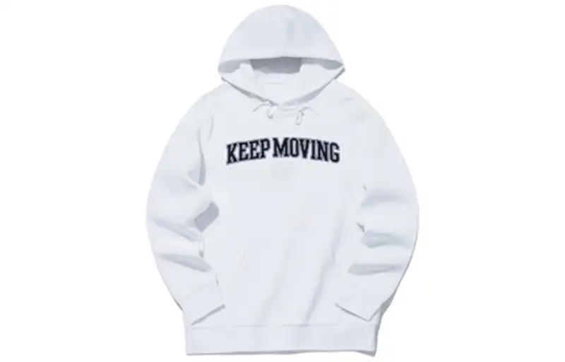 ANTA Life Collection Sweatshirts Men's Snowflake White Hooded Moderate Regular