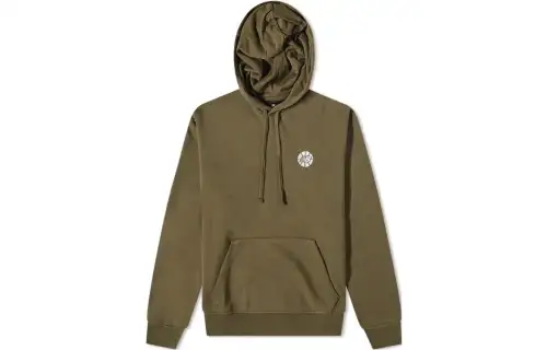 New Balance Sweatshirts Men's Army Green Hooded Moderate Regular