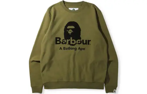 Bape X Barbour Crewneck
