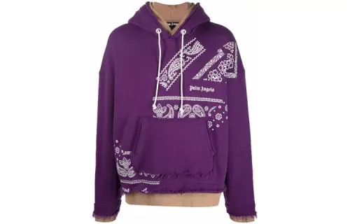 Palm Angels bandana-print hoodie