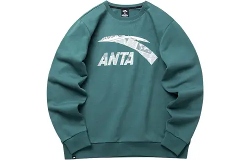 Anta Life Collection Sweatshirt Men's Turquoise Green