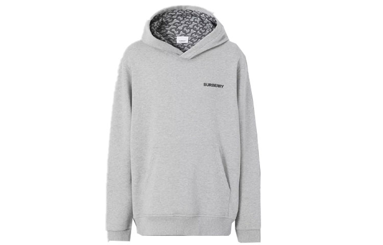 Burberry Sweatshirt Unisex Regular Fit Gray