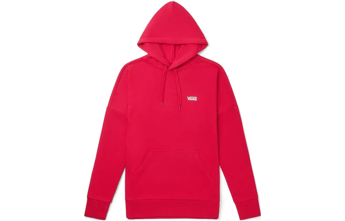 Vans Sweatshirts Unisex Red Hooded (Non-detachable) Moderate