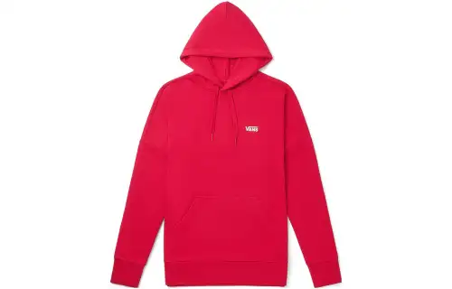 Vans Sweatshirts Unisex Red Hooded Moderate Regular