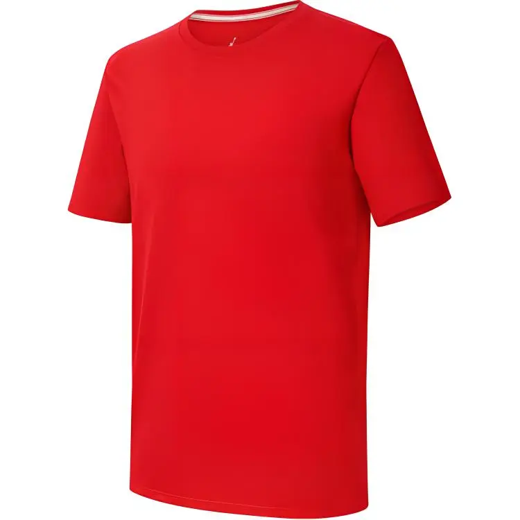 Jordan T-Shirts Men's Red Crew Neck Moderate