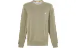 Timberland Sweatshirts Men's Green Crew Neck Moderate Regular