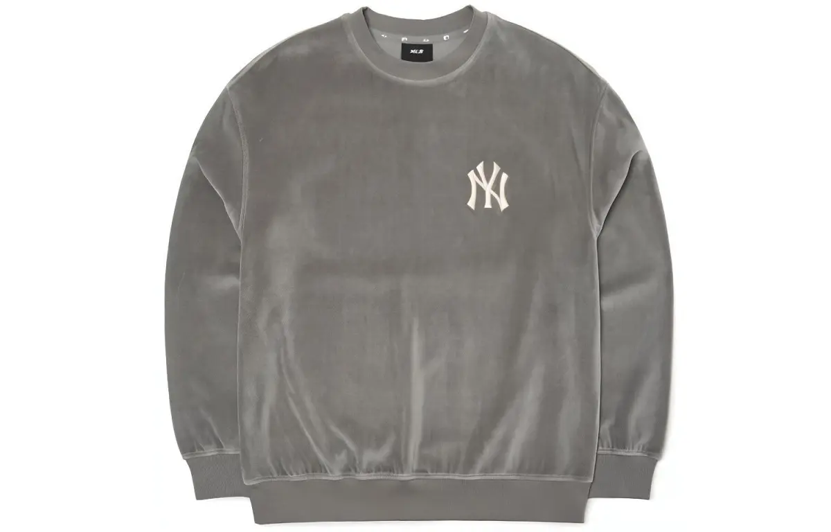 MLB Basic Logo New York Yankees Sweatshirt Unisex Gray
