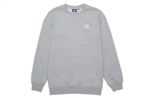 New Balance Sweatshirts Men's Gray Crew Neck Moderate Other
