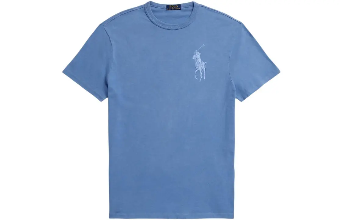 Polo Ralph Lauren Big Pony T Shirt Classic Version Men's Blue