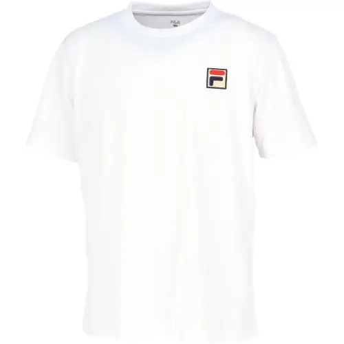 FILA T Shirts Men's White Crew Neck Moderate