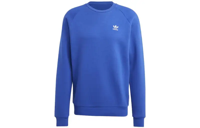Adidas Originals Trefoil Essentials Crewneck Sweatshirt Men's Blue