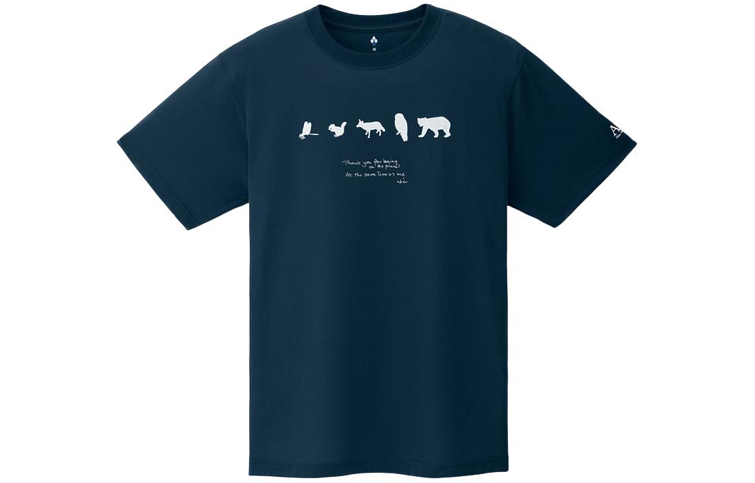MONTBELL Quick Dry T Shirts Unisex Marine Blue