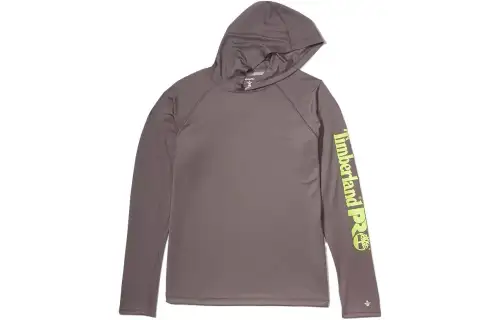 Timberland Sweatshirts Men's Asphalt Gray Hooded Moderate Regular