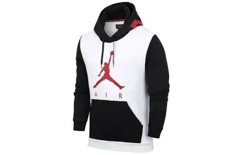 Jordan Sweatshirts Men's White Hooded Thickened Regular