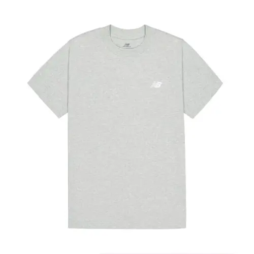 New Balance T Shirts Men's Gray Crew Neck Moderate
