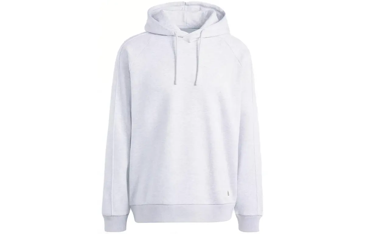 Adidas Sweatshirts Men's Light Gray Hooded Moderate Straight Fit