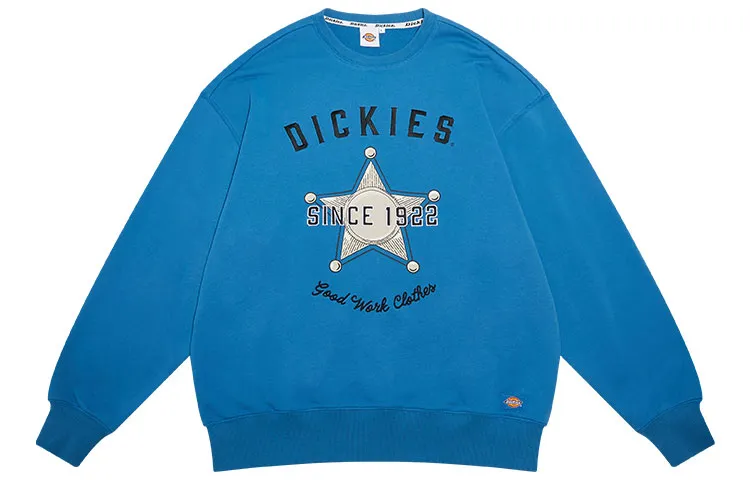 Dickies Sweatshirts Unisex Valiant Blue Crew Neck Moderate Regular