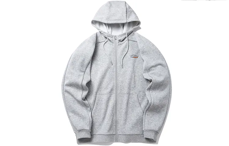 ANTA Life Collection Sweatshirts Men's Gray Heather Gray Hooded Moderate Cardigan